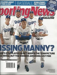 Sporting News Magazine Joe Torre Dodgers Ballparks Anthony Spencer Football - Picture 1 of 6