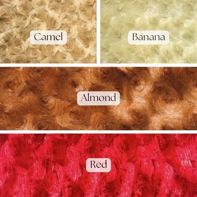 Soft Rosebud Minky Fabric – Sold by Yard – Great for Blankets, Throws& Pillows - Image 1 of 1