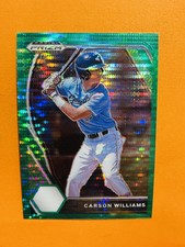 2021 Panini Prizm Draft Picks Green Pulsar Carson Williams #PDP28 Rookie Rays RC