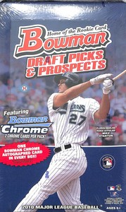 2010 Bowman Draft Picks and Prospects Baseball Sealed Hobby Box