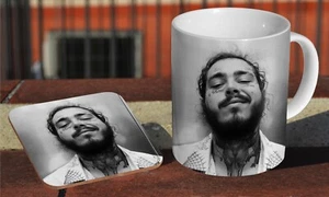 Post Malone Elevator - Ceramic Coffee / Tea Mug + Matching Coaster  - Picture 1 of 1