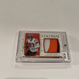 2021 National Treasures Colossal Materials Gold /10 Tyler Boyd 3 Color Patch