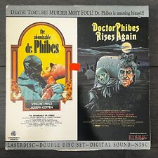 THE ABOMINABLE DR. PHIBES / DOCTOR PHIBES RISES AGAIN Laserdisc [ID6902VE]