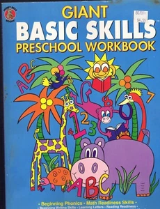 1996 Giant Basic Skills Preschool Workbook, Paperback - Imagen 1 de 7