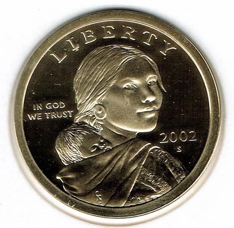 2002-S San Francisco Proof Sacajawea Dollar Coin! Cover
