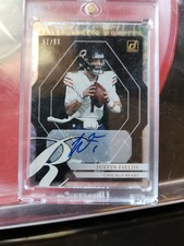 2021 Donruss Justin Fields Holo Prizm Elite Series Rookies Auto #51/99