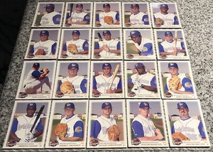 2000 Grandstand Midland Rockhounds Partial Minor League Team Card Set 20 Cards