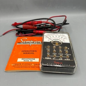 SIMPSON 355 MIGETESTER VOM For parts only - Picture 1 of 2
