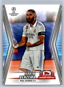 2023 Topps UEFA Champions League Int Trading Card Day #NTCD-S24 Karim Benzema - Picture 1 of 2
