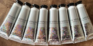 8 (ocho) CREMA DE MANOS PLATINO 1 oz tamaño de viaje para baño y cuerpo funciona - Imagen 1 de 2