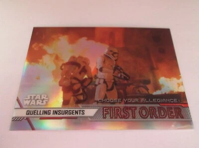Star Wars Chrome Perspectives "QUELLING INSURGENTS" #CF-10 Trading Card - 2020 - Image 1 of 2