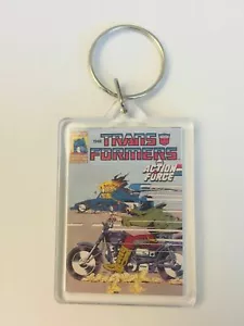 TRANSFORMERS & ACTION FORCE Cover Fumetto Anello Chiavi Catena Portachiavi - Foto 1 di 1
