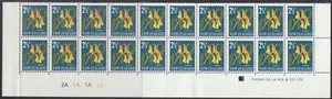 NEW ZEALAND 1967 DECIMAL PICTORIALS 2.1/2c (KOWHAI) IMP BLOCK OF (20) MNH - Picture 1 of 1