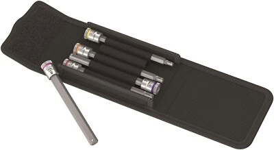 Wera 8740 A HexPlus HF 1 Zyklop Socket Set 1/4" Drive 5 Piece 05003345001 - Image 1 of 4