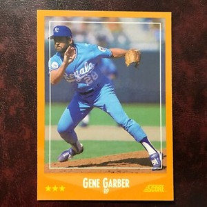 1988 Score GLOSSY Set GENE GARBER ERROR #565 ROYALS ** MINT ** HIGH GRADE **