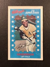 1982 Kellogg's 3-D Super Stars Rickey Henderson #4