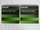 Lot of 2 Maxell Long Play 150 E35-7 Magnetic Sound Recording Tape 1800 Feet NOS