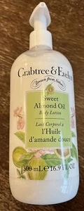 Crabtree & Evelyn Sweet Almond Oil, Body Lotion 16.9 oz New! - Picture 1 of 3