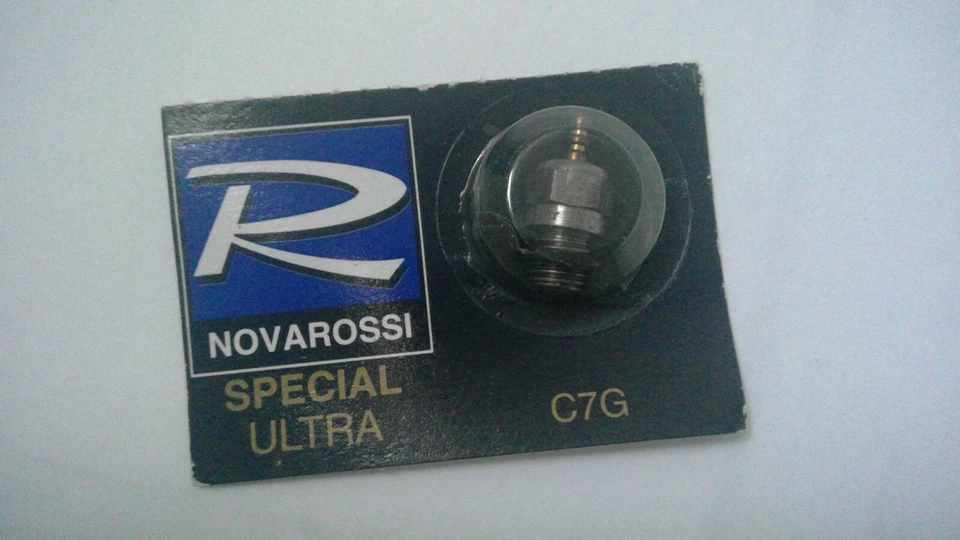  Novarossi C7G Standard Special Gold Glow Plug RC Car,Air,Boat Nitro Engines - Image 1 of 2