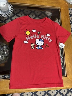 Sanrio “Hello Kitty” Girls Size Small Tee-new With Tags. - Image 1 of 4
