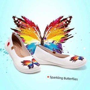 UIN Sparkling Butterflies, Kinder Ballerinas aus Knitted, Motiv Schmetterling - Bild 1 von 16