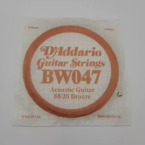 D'Addario BW047 Guitar Strings Acoustic Guitar 80/20 Bronze - Picture 1 of 2