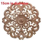 European Style Wood Furniture Solid Door Round Applique Decorative and Accent