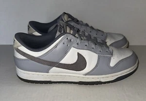Nike Dunk Low Retro SE White Light Carbon FJ4188-100 Men’s Size 8.5 Used W Box - Picture 1 of 9
