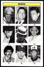 1985 KTO #21 Mountain Landis, Carl Morton... Whoozit? Game Cards Per Photos