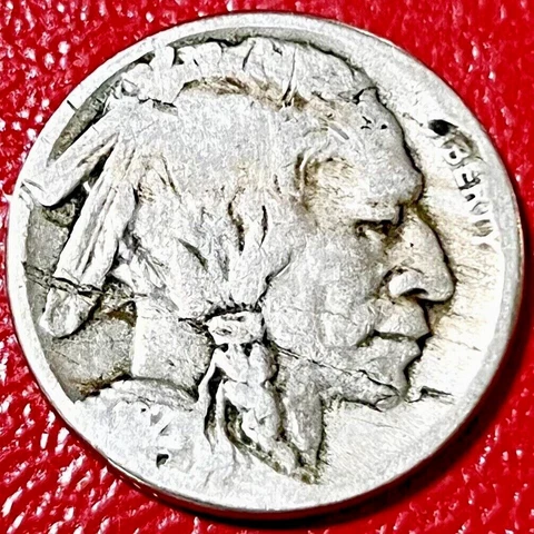 1921-S BUFFALO NICKEL W/LAMINATION Cover
