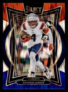 2024 Panini Select Red Blue Prizm Shock #7 Antonio Gibson New England Patriots - Bild 1 von 2