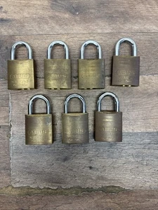 Lot of 7 ABUS 83IC/45 Small Format Interchangeable Core Padlock -No Core/Cylinde - Bild 1 von 4