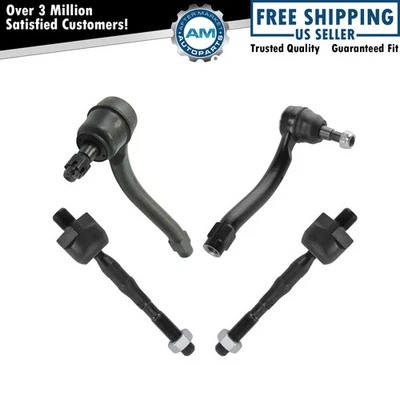 Juego de barras de amarre delanteras interiores y exteriores para Infiniti G25 2011-2012 10-13 G37 2015 Q40 Foto 1 de 4