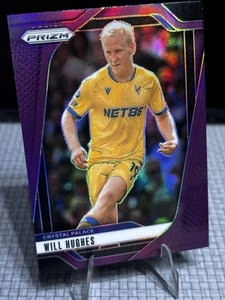 Will Hughes 2024-25 Panini Prizm EPL púrpura Prizm #168 Crystal Palace - Imagen 1 de 2