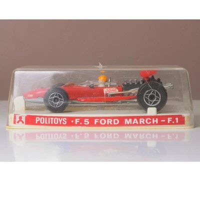 Vintage Poltoys, Art.F5, Ford March F1, 1/32 Scale Red Formula One Racing Car #2 - Image 1 of 4