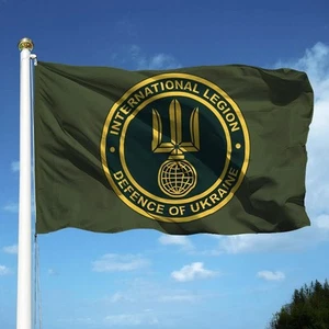 MILITARY FLAG OF UKRAINE INTERNATIONAL LEGION OF DEFENSE OF UKRAINE - Picture 1 of 1