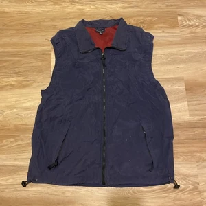 Carbon Rue Twenty One Golfweste mit durchgehendem Reißverschluss dunkelblau Medium - Bild 1 von 6