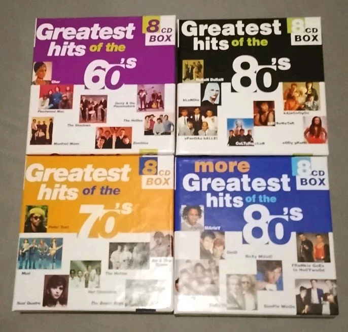 CD BOX Greatest Hits 60er, 70er, 80er 4x8 CDs - Bild 1 von 4
