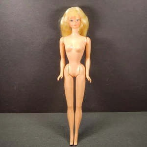 1967 PJ Barbie w/Eyelashes Blonde Click Legs 11.5" MUTE Nude Hong Kong - Picture 1 of 14