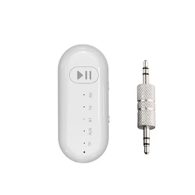 1X(Adattatore Trasmettitore Ricevitore Bluetooth 5.1 Wireless, 3,5-Mm-AUX-Stereo-Sen1751 - Immagine 1 di 4
