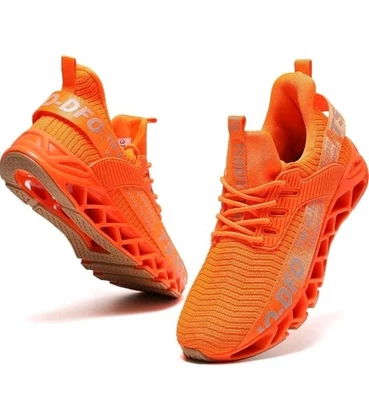 FRSHANIAH Women Athletic Shoes Sneakers Walking Running TS-IO-DFO Orange - Image 1 of 4