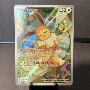 Pokemon TCG Eevee 173 Sv: Scarlet & Violet Black Star Promo Cards Full Art Holo - Picture 1 of 2