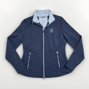 Zero Restriction Womens Mikaela Full Zip Golf Performance Jacket Blue Size M - Picture 1 of 24