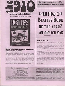 The Beatles 1910 Newsletter,May/June 1998 Issue - Picture 1 of 2