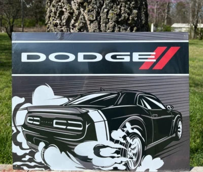 Dodge Charger Tin Metal Sign Wall Bar Garage Auto Shop Classic Logo - Image 1 of 2