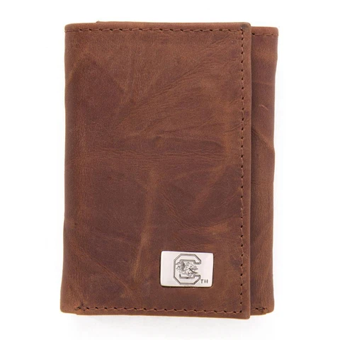 South Carolina Gamecocks Wallet Trifold Leather Wallet Cover