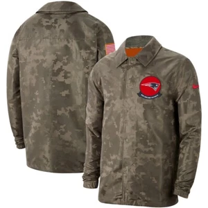 Nike New England Patriots Salute to Service Sideline Full-Snap Jacket Men Size M - Picture 1 of 4
