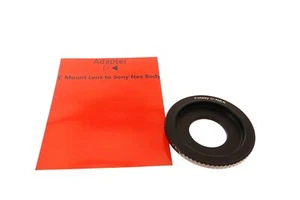 C mount movie lens to Sony NEX (E) mount camera adapter - Picture 1 of 2