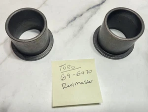 (2) Toro 69-6470 Reelmaster 5510-D Mower Flanged Bushing Genuine OEM - Picture 1 of 3