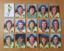 AVA Americana Football Special '79 - Set of 15 Norwich City Stickers - 1979